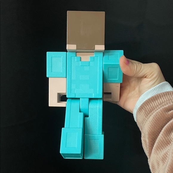 Mattel Minecraft OFFICIAL large-scale (8.5-inch) Steve missing helmet - Picture 3 of 10